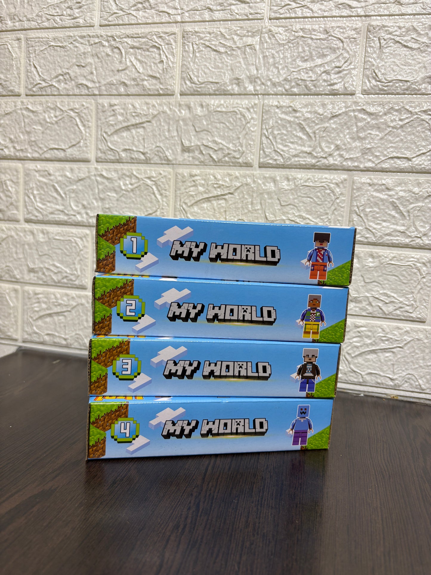 My World Minecraft™ – Pack de 4 LEGOS 1 Mundo Construibles