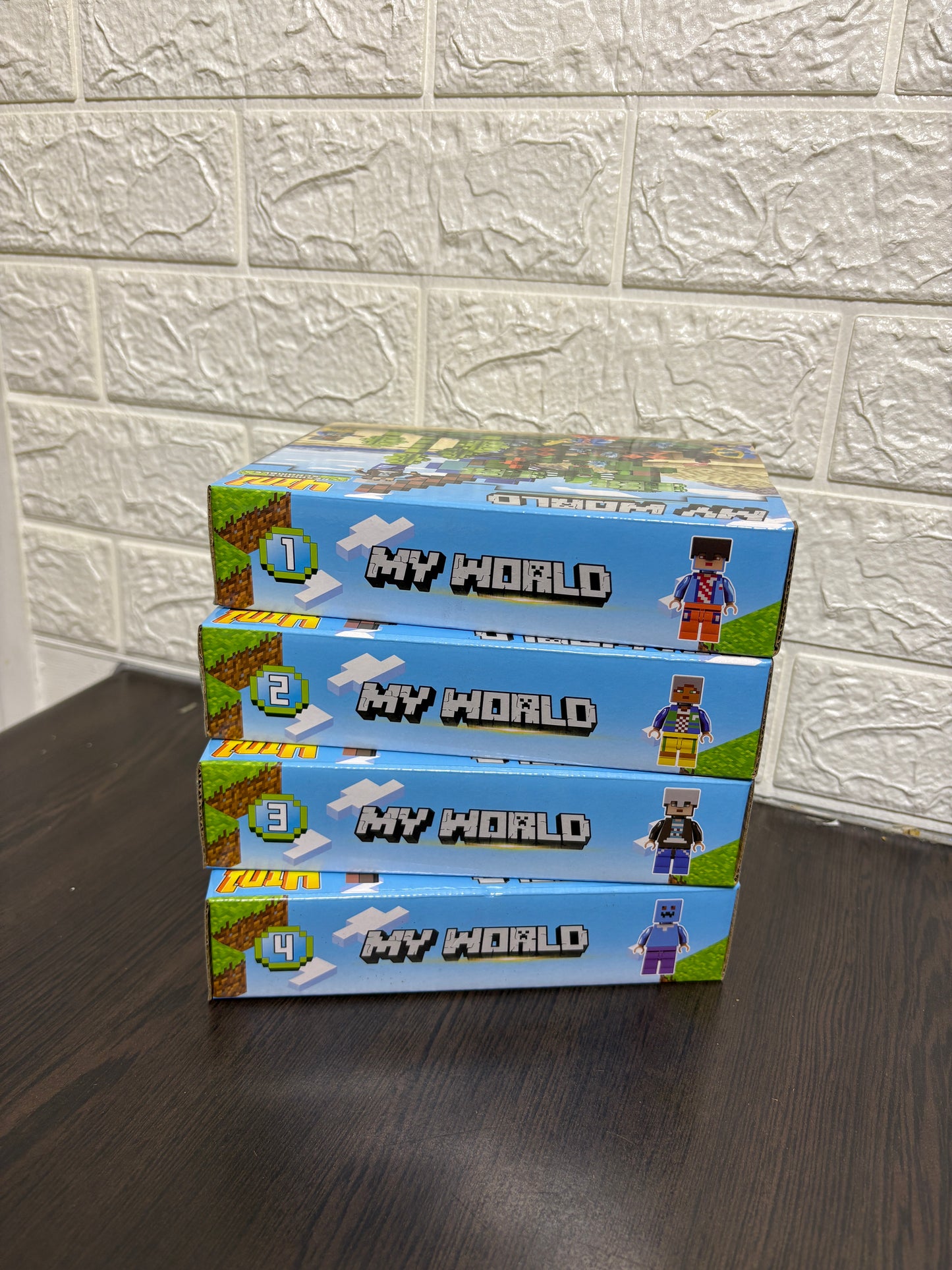 My World Minecraft™ – Pack de 4 LEGOS 1 Mundo Construibles