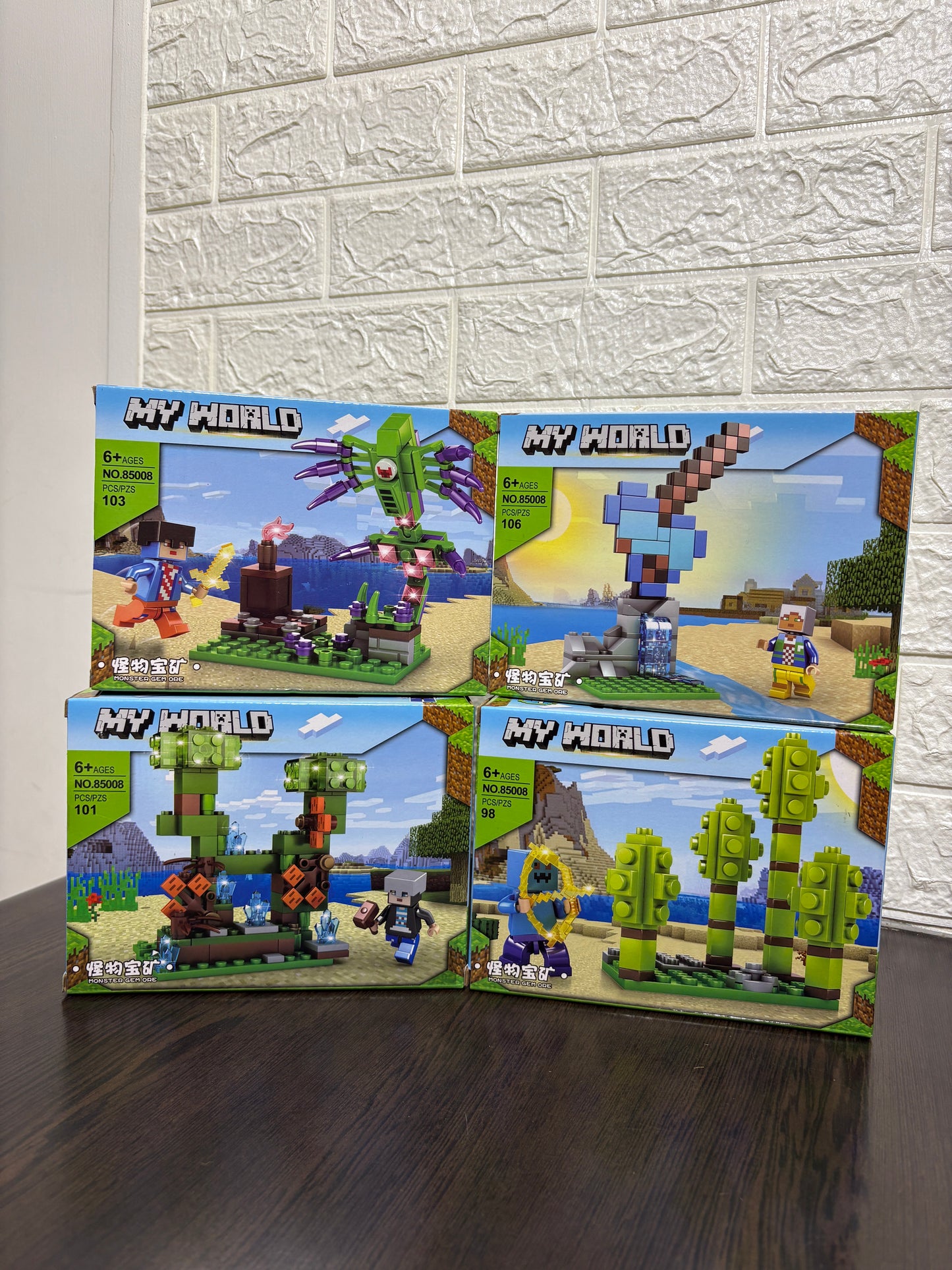 My World Minecraft™ – Pack de 4 LEGOS 1 Mundo Construibles