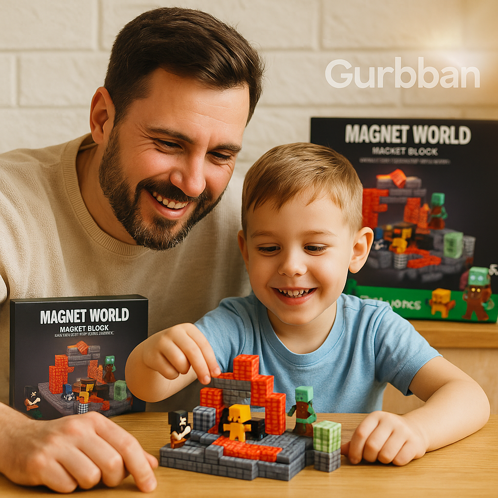 MagneMinds™ - Juego Magnético Educativo de 140 Piezas | Desarrolla la Creatividad Infantil