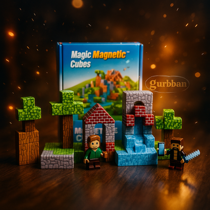 MagneMinds™ - Juego Magnético Educativo de 100 Piezas | Desarrolla la Creatividad Infantil