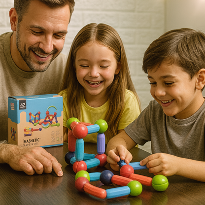 Kit Magnético Educativo 42 Piezas | Juego Sensorial Montessori – Gurbban