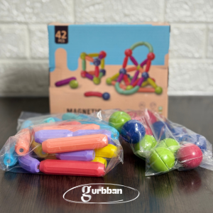 Kit Magnético Educativo 42 Piezas | Juego Sensorial Montessori – Gurbban