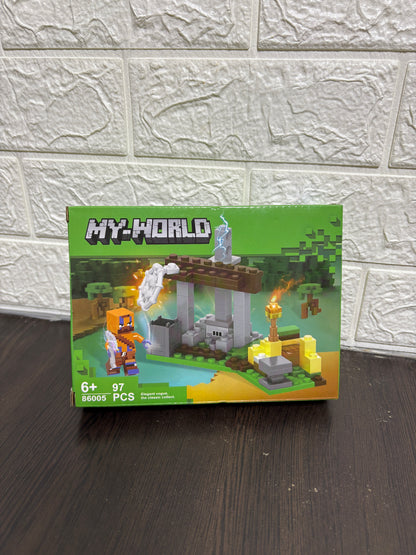 My World Minecraft™ – Pack de 4 LEGOS 1  Mundo Construibles