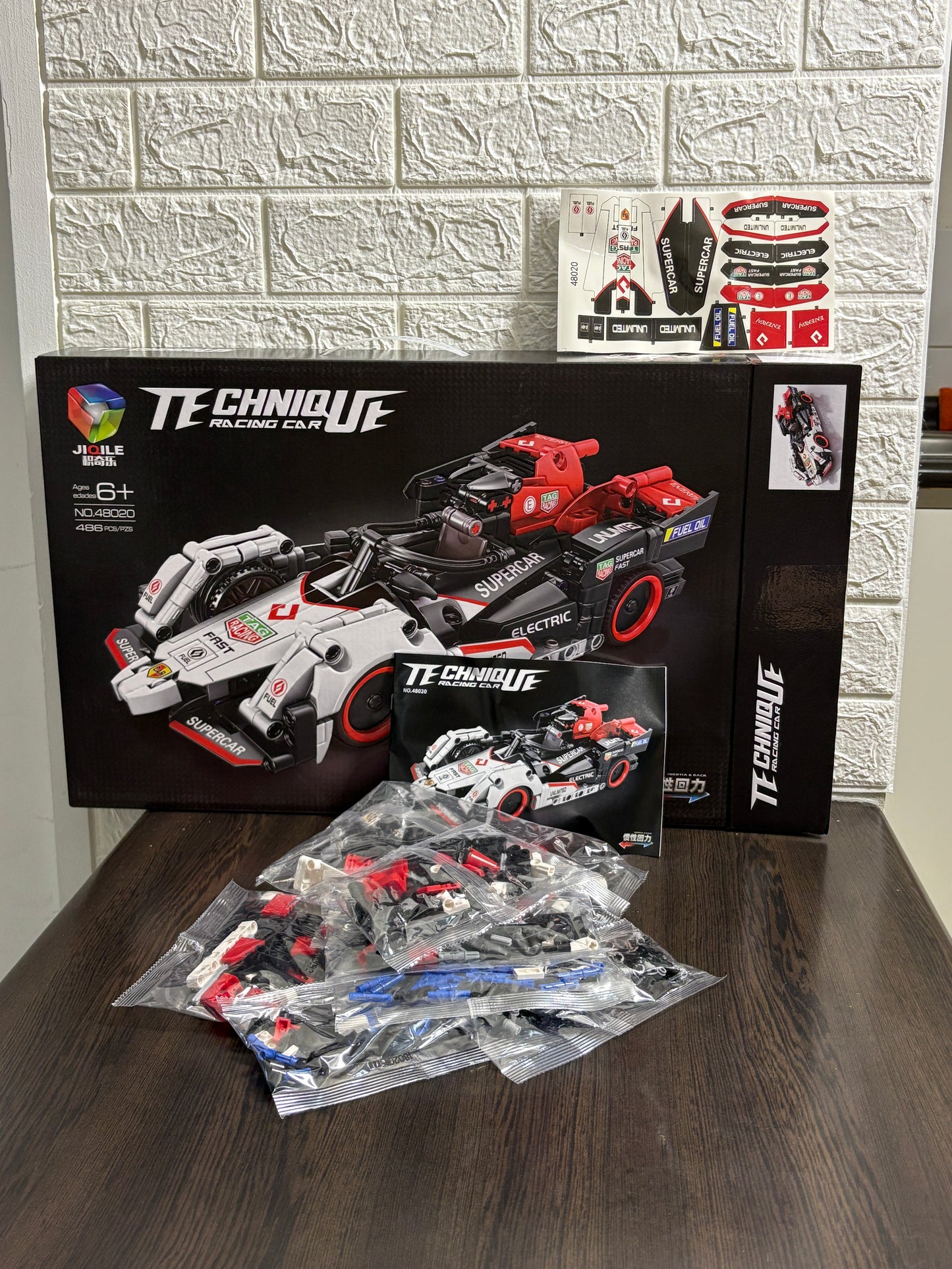 Technique Racer™ – Auto para armar lego coleccionable de Carreras DIY