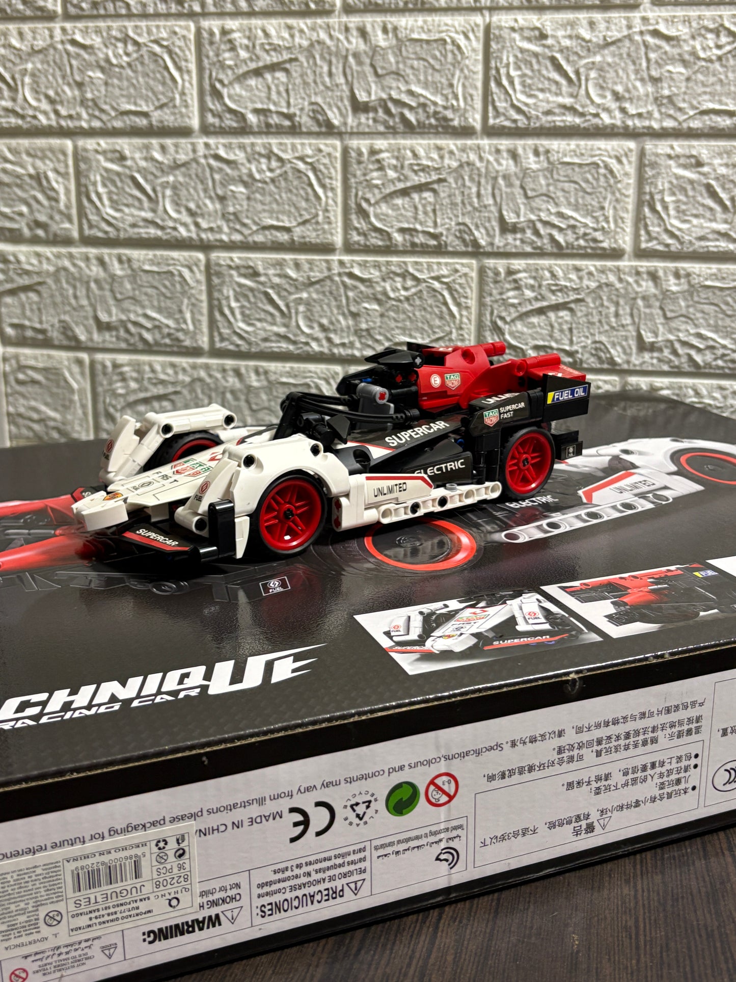 Technique Racer™ – Auto para armar lego coleccionable de Carreras DIY
