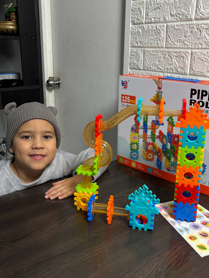 RolliPipe™ – Circuito de Esferas y Rodillos DIY