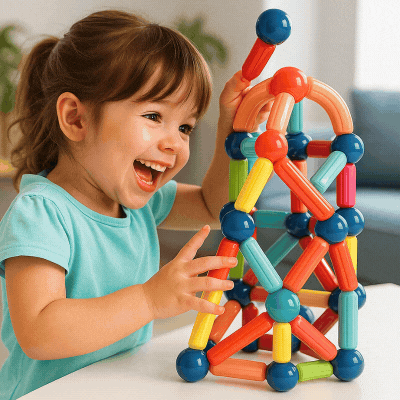 Kit Magnético Educativo 42 Piezas | Juego Sensorial Montessori – Gurbban
