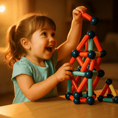 Kit Magnético Educativo 42 Piezas | Juego Sensorial Montessori – Gurbban