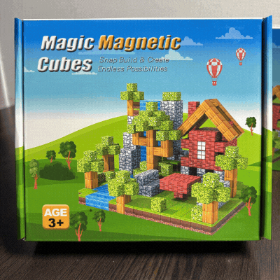 MagneMinds™ - Juego Magnético Educativo de 100 Piezas | Desarrolla la Creatividad Infantil