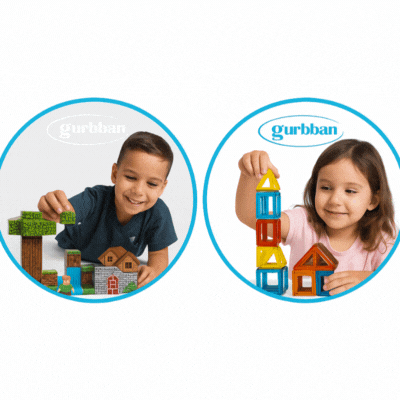 MagneMinds™ - Juego Magnético Educativo de 100 Piezas | Desarrolla la Creatividad Infantil